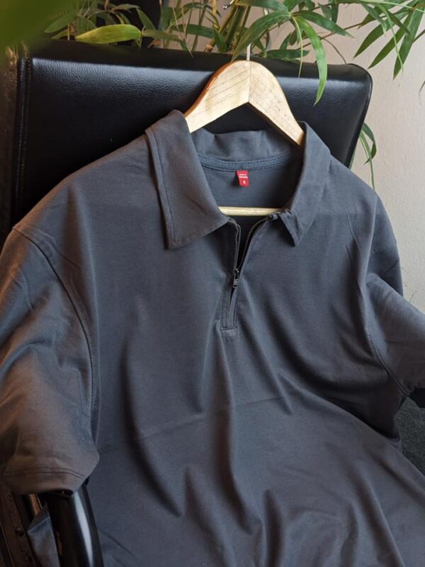 ZipCollar Oversized T-Shirt - Image 3